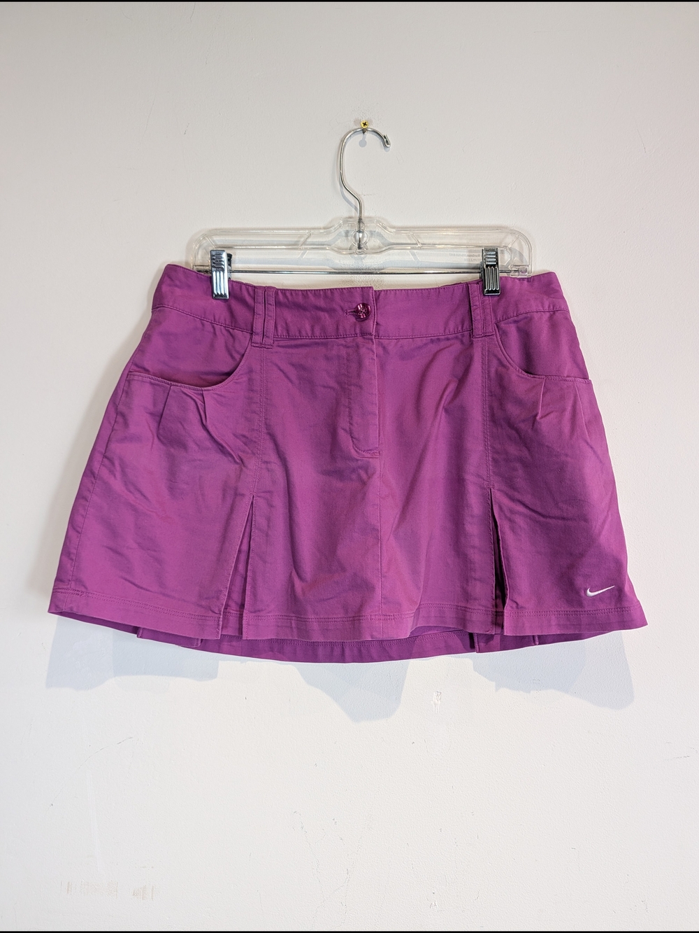 Nike Women's Purple Golf Skort with Built-In Shorts, Size 10